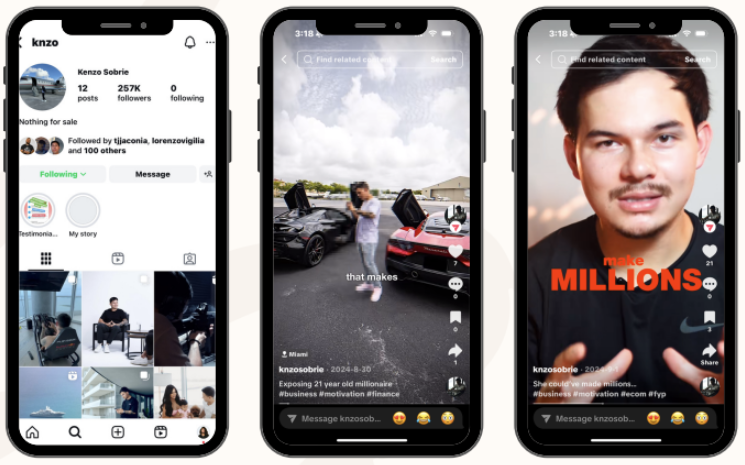 Social content examples